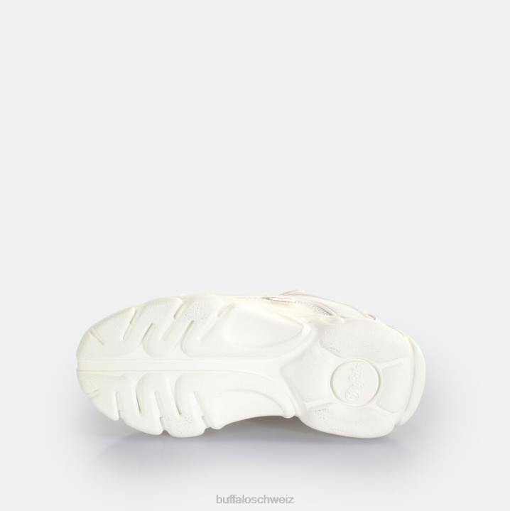Buffalo CLD Chai Low Sneaker vegan 846Z75 dreifach weiß|Turnschuhe