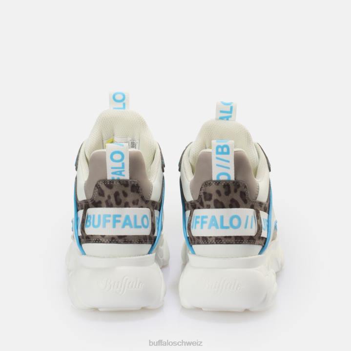 Buffalo CLD Chai Sneaker Low vegan 846Z535 Leo-Blau|Turnschuhe