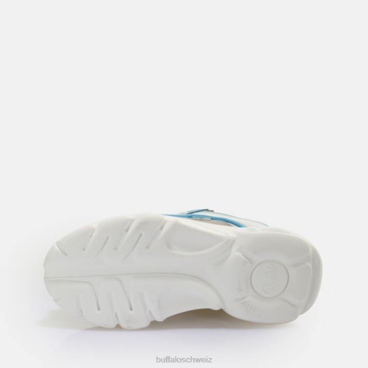 Buffalo CLD Chai Sneaker Low vegan 846Z535 Leo-Blau|Turnschuhe