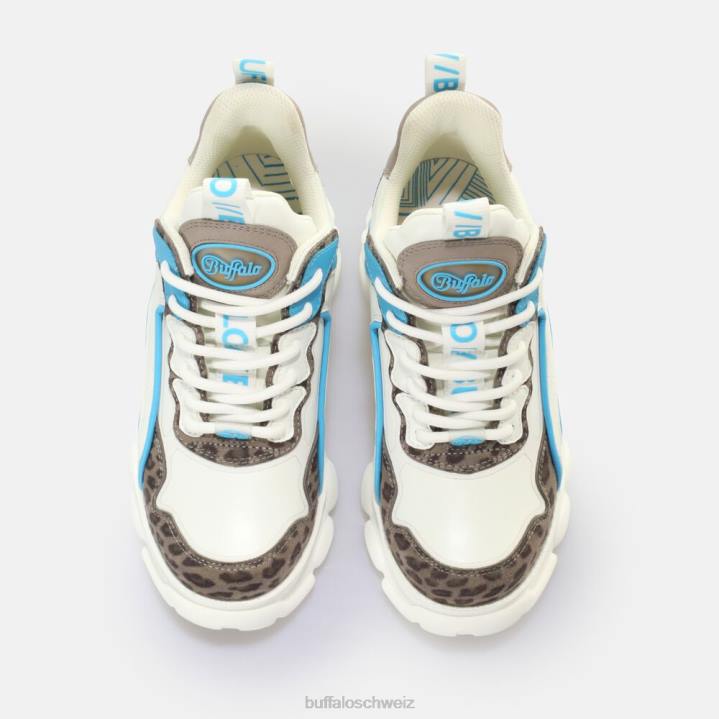 Buffalo CLD Chai Sneaker Low vegan 846Z535 Leo-Blau|Turnschuhe
