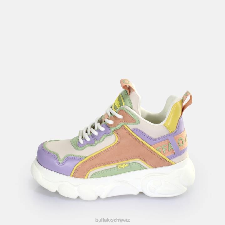 Buffalo CLD Chai Sneaker Low vegan 846Z63 lila/mint|Turnschuhe