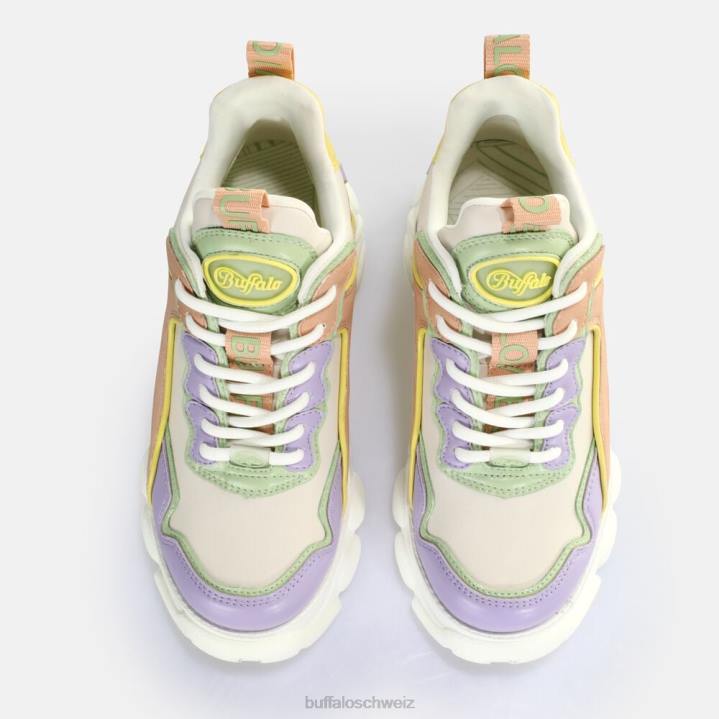 Buffalo CLD Chai Sneaker Low vegan 846Z63 lila/mint|Turnschuhe