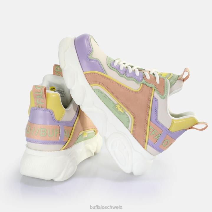 Buffalo CLD Chai Sneaker Low vegan 846Z63 lila/mint|Turnschuhe