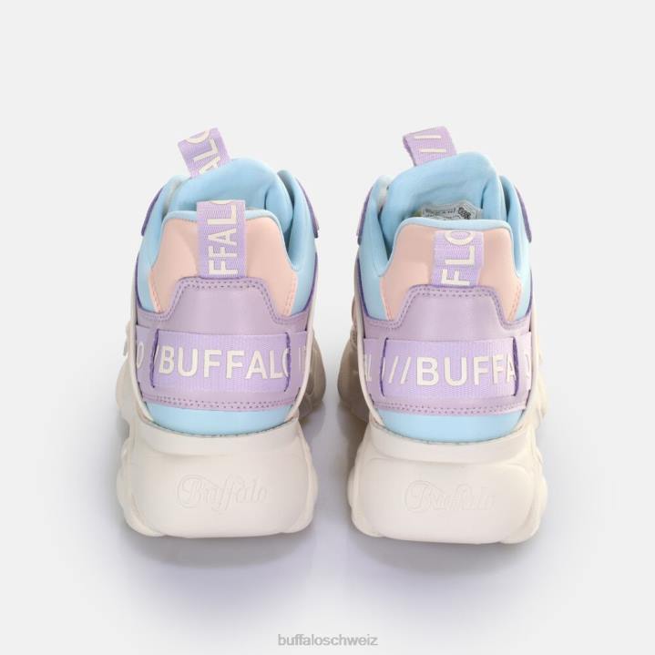 Buffalo CLD Chai Sneaker Low vegan 846Z66 lila/hellblau|Turnschuhe
