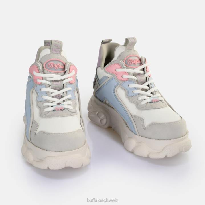 Buffalo CLD Chai Sneaker Low vegan 846Z67 Blau grau|Turnschuhe