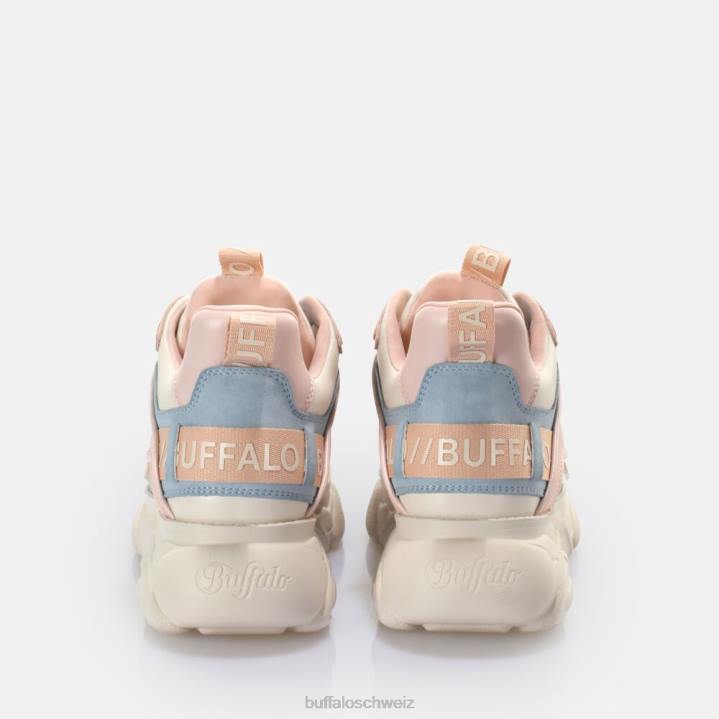 Buffalo CLD Chai Sneaker Low vegan 846Z763 hellblau/rosa|Turnschuhe