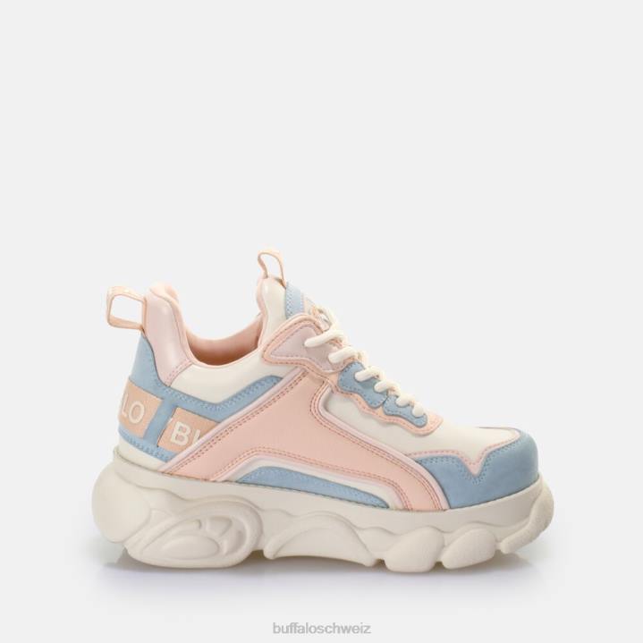Buffalo CLD Chai Sneaker Low vegan 846Z763 hellblau/rosa|Turnschuhe