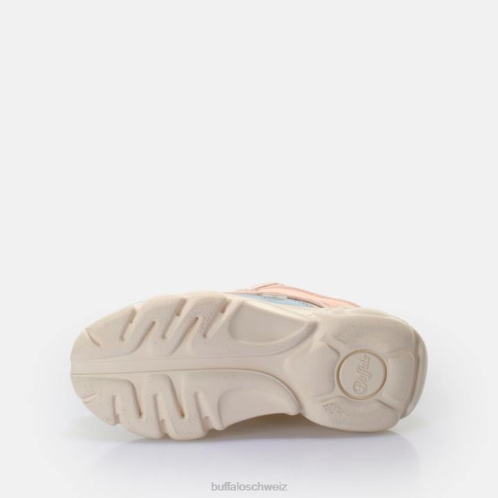 Buffalo CLD Chai Sneaker Low vegan 846Z763 hellblau/rosa|Turnschuhe