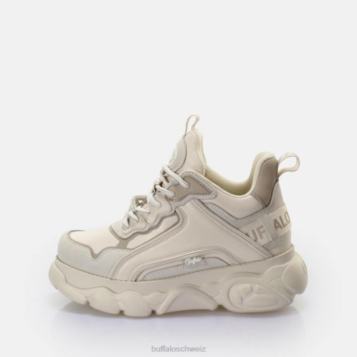 Buffalo CLD Chai Sneaker Low vegan 846Z772 creme/cremefarben|Turnschuhe