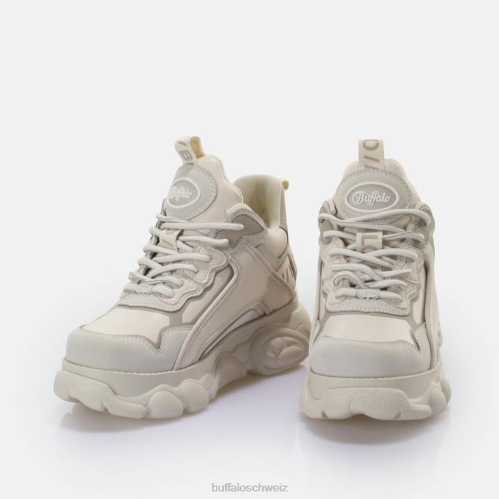 Buffalo CLD Chai Sneaker Low vegan 846Z772 creme/cremefarben|Turnschuhe