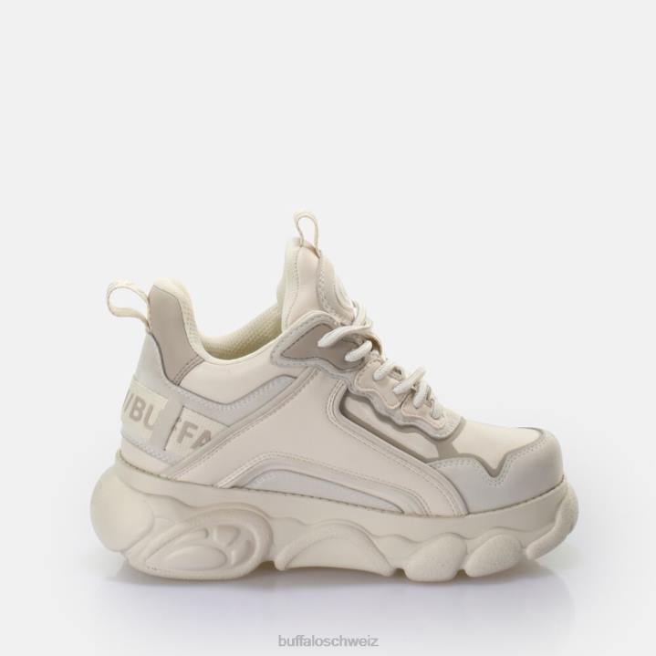 Buffalo CLD Chai Sneaker Low vegan 846Z772 creme/cremefarben|Turnschuhe