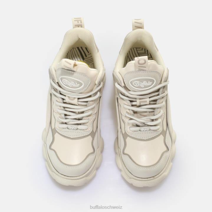 Buffalo CLD Chai Sneaker Low vegan 846Z772 creme/cremefarben|Turnschuhe