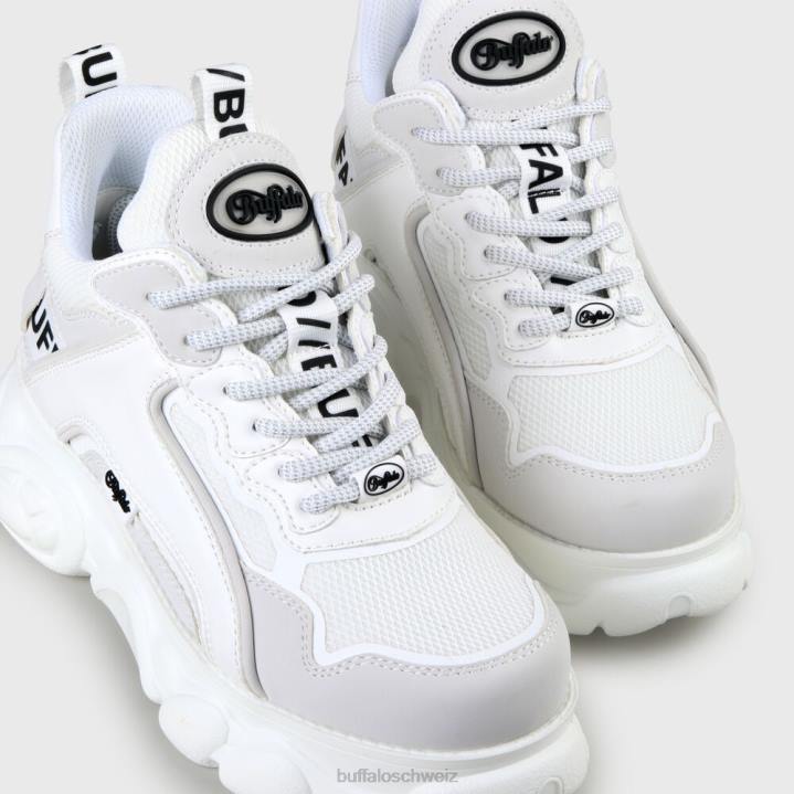 Buffalo CLD Chai Sneaker vegan 846Z732 Weiss|Turnschuhe