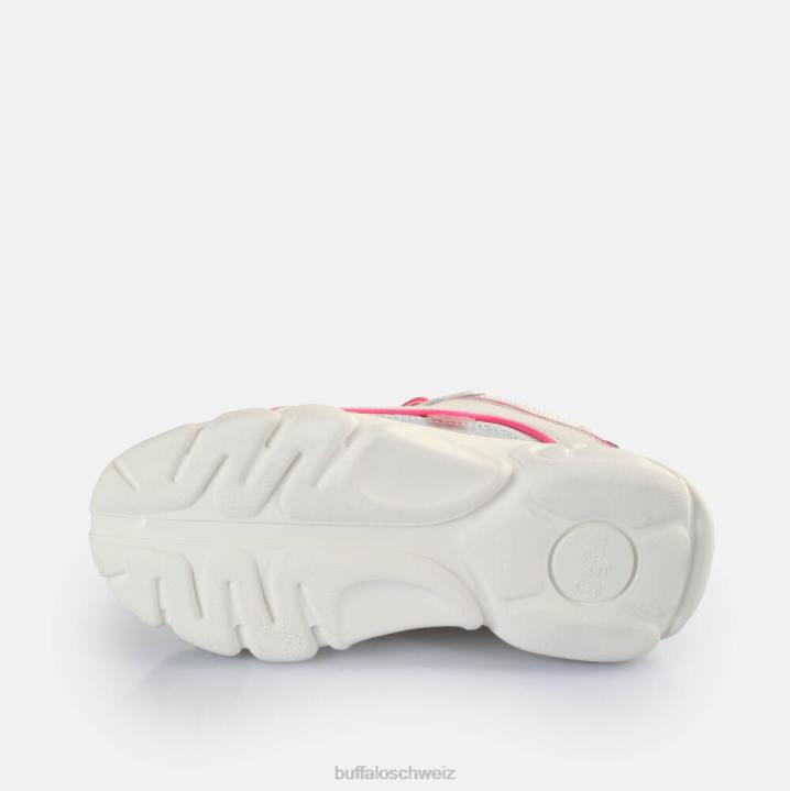 Buffalo CLD Chai Sneakers Low vegan 846Z73 grau/silber/rosa|Turnschuhe