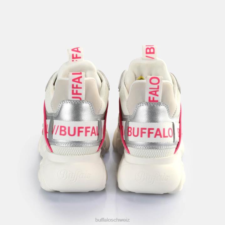 Buffalo CLD Chai Sneakers Low vegan 846Z73 grau/silber/rosa|Turnschuhe