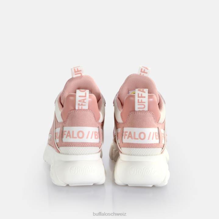 Buffalo CLD Chai Trainer Low vegan 846Z78 rosa/weiß|Turnschuhe