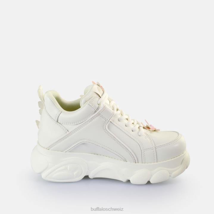 Buffalo CLD Corin Butterflys Sneakers Low vegan 846Z142 weiß-multi|Turnschuhe