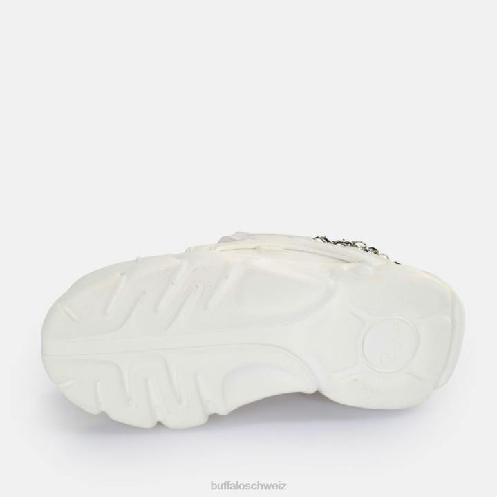 Buffalo CLD Corin Chain 2.0 Sneaker Low vegan 846Z592 Weißsilber|Turnschuhe