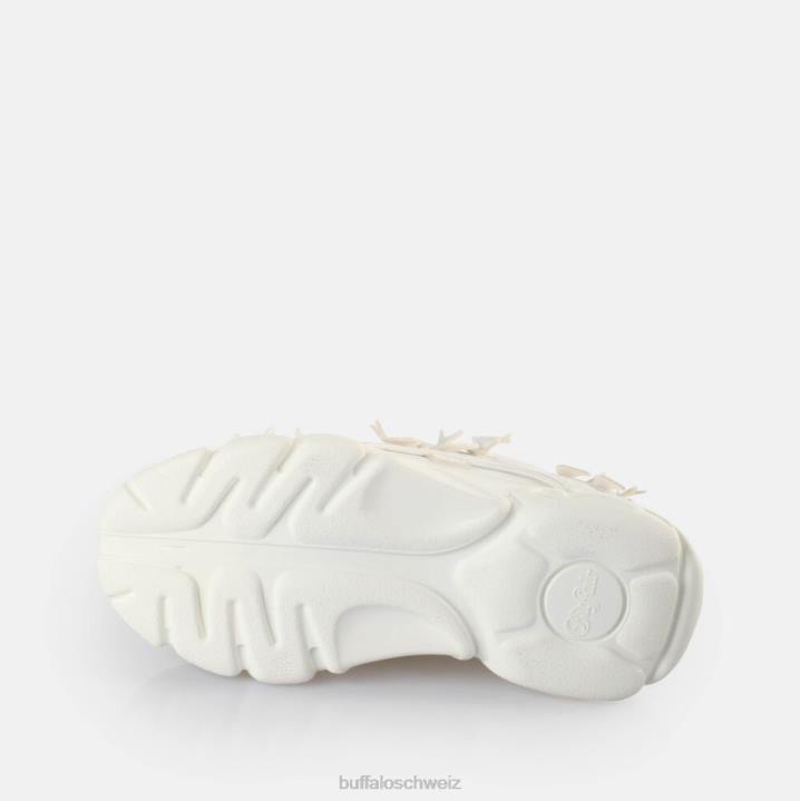 Buffalo CLD Corin Dove Sneakers Low vegan 846Z144 Weiss|Turnschuhe