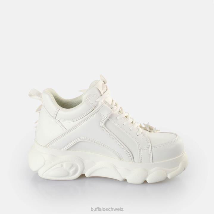 Buffalo CLD Corin Dove Sneakers Low vegan 846Z144 Weiss|Turnschuhe