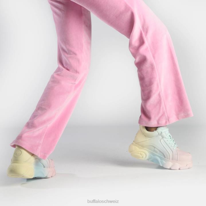 Buffalo CLD Corin Gradient Sneakers Low Vegan 846Z138 Pastellmischung|Turnschuhe