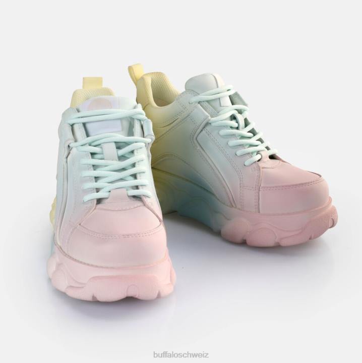 Buffalo CLD Corin Gradient Sneakers Low Vegan 846Z138 Pastellmischung|Turnschuhe
