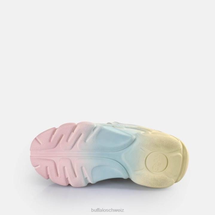 Buffalo CLD Corin Gradient Sneakers Low Vegan 846Z138 Pastellmischung|Turnschuhe