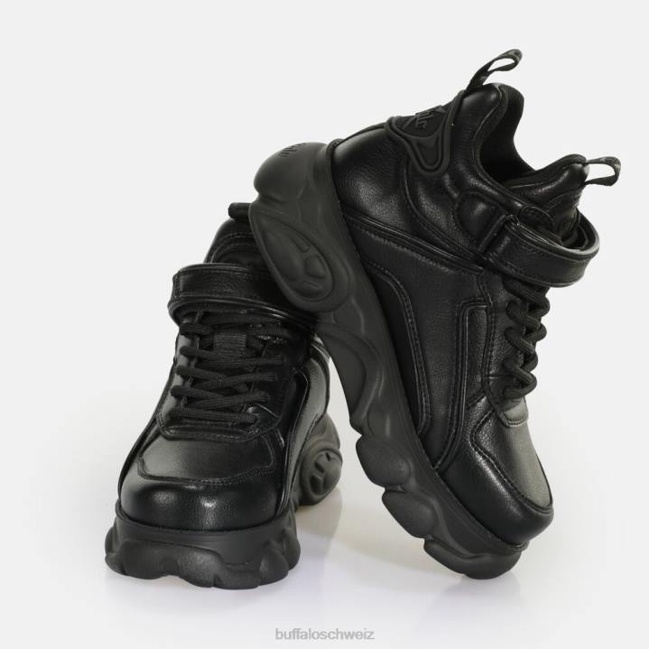 Buffalo CLD Corin Mid Sneaker Low vegan 846Z719 Schwarz|Turnschuhe