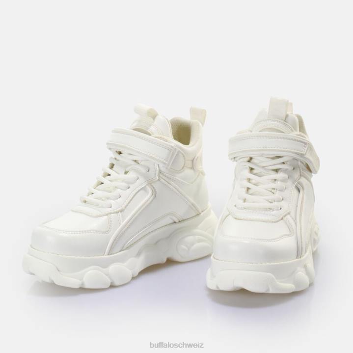 Buffalo CLD Corin Mid Sneaker Low vegan 846Z913 Weiss|Turnschuhe