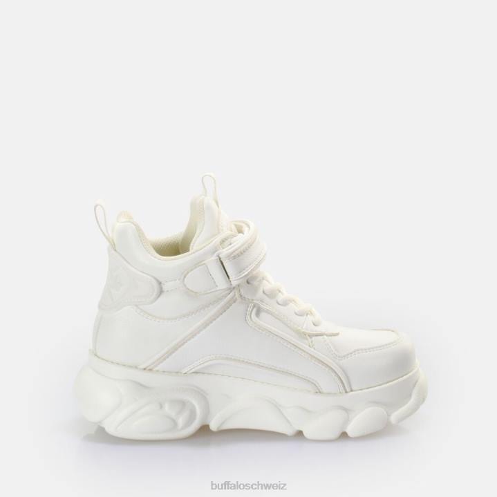 Buffalo CLD Corin Mid Sneaker Low vegan 846Z913 Weiss|Turnschuhe