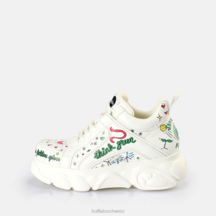 Buffalo CLD Corin Sneaker vegan 846Z208 Graffiti|Turnschuhe