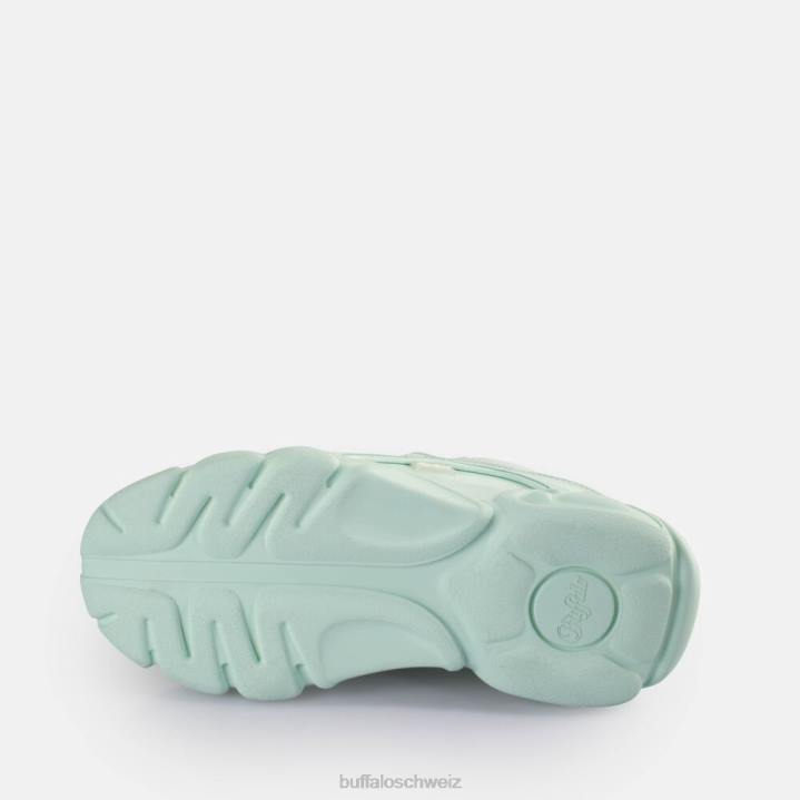 Buffalo CLD Corin Sneakers Low vegan 846Z213 minzgrün|Turnschuhe