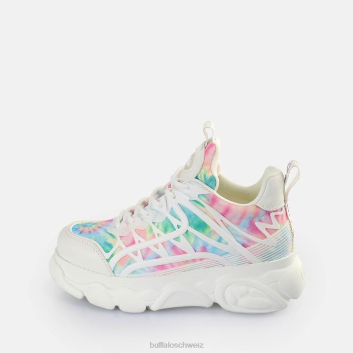 Buffalo CLD Flow Sneakers Low vegan 846Z433 weiß-mehrfarbig|Turnschuhe