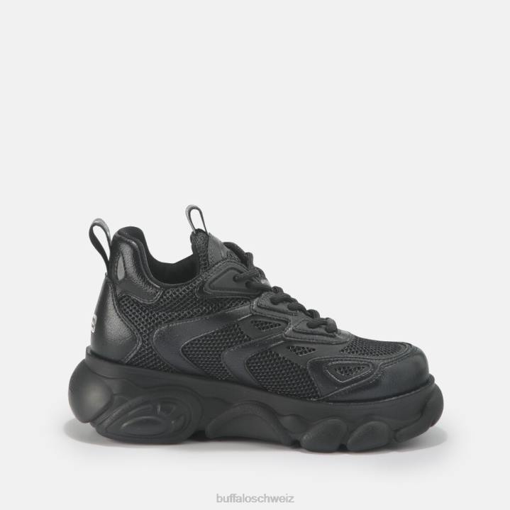 Buffalo CLD Grid Sneaker vegan 846Z568 Schwarz|Turnschuhe
