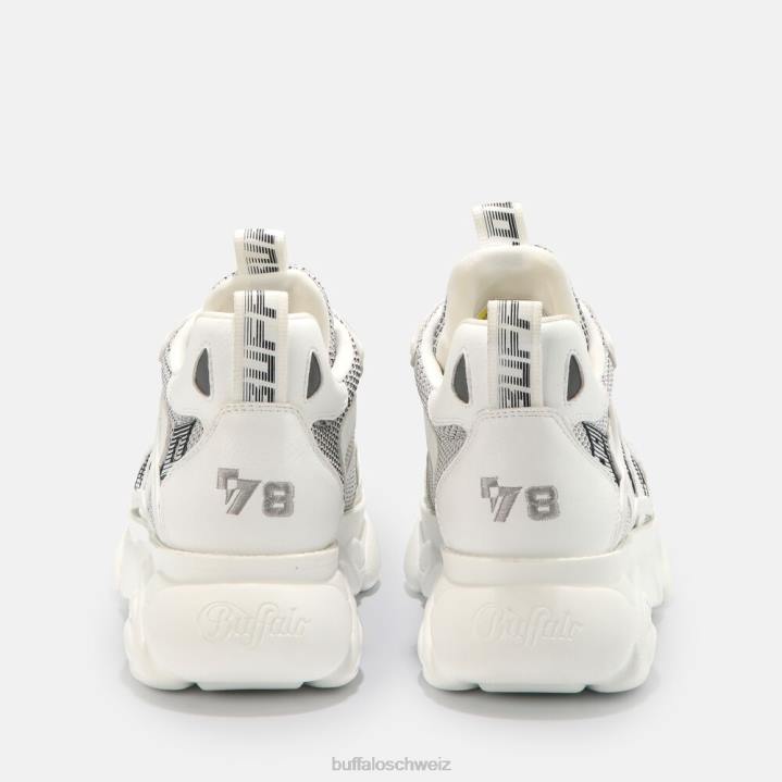 Buffalo CLD Grid Sneaker vegan 846Z876 Weiss|Turnschuhe