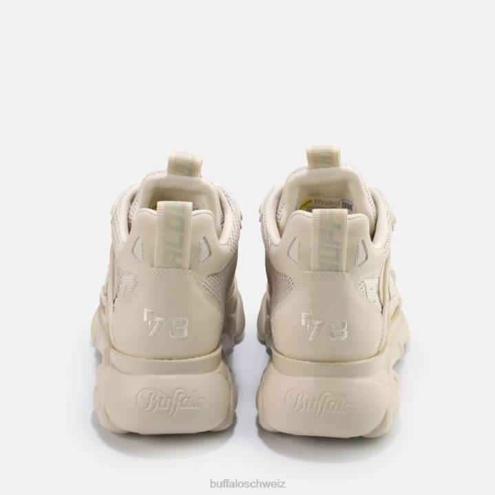 Buffalo CLD Grid vegane Sneaker 846Z681 Creme|Turnschuhe
