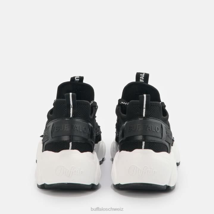 Buffalo CLD Run Sock Trainer Low vegan 846Z400 Schwarz|Turnschuhe
