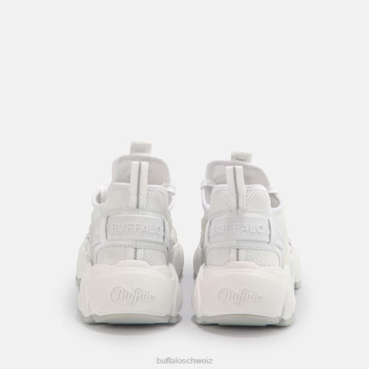 Buffalo CLD Run Sock Trainer Low vegan 846Z401 Weiss|Turnschuhe
