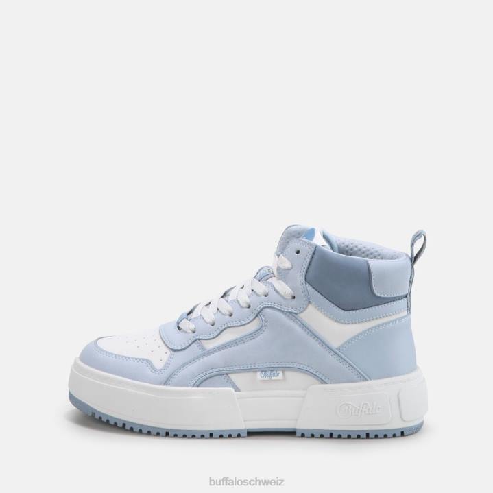 Buffalo RSE Mid High-Top-Sneaker vegan 846Z166 Blau|Turnschuhe