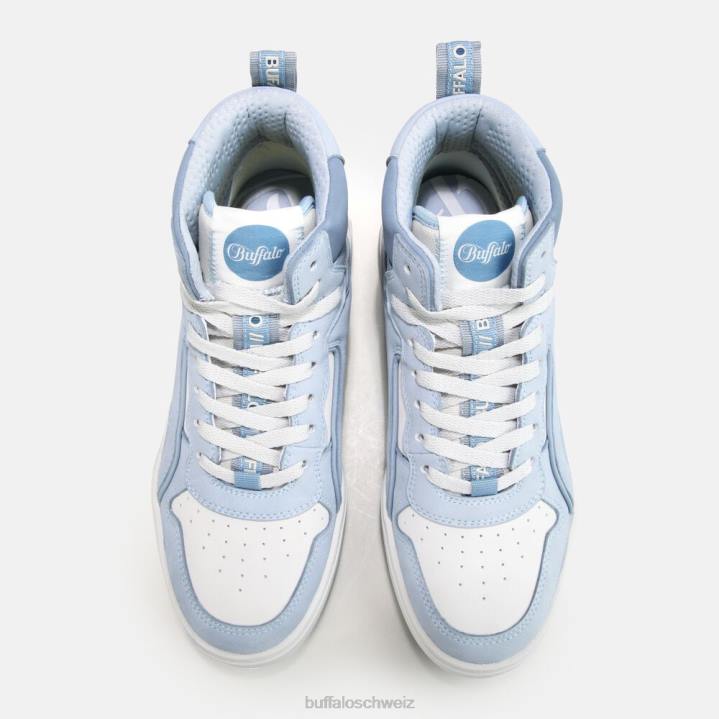 Buffalo RSE Mid High-Top-Sneaker vegan 846Z166 Blau|Turnschuhe