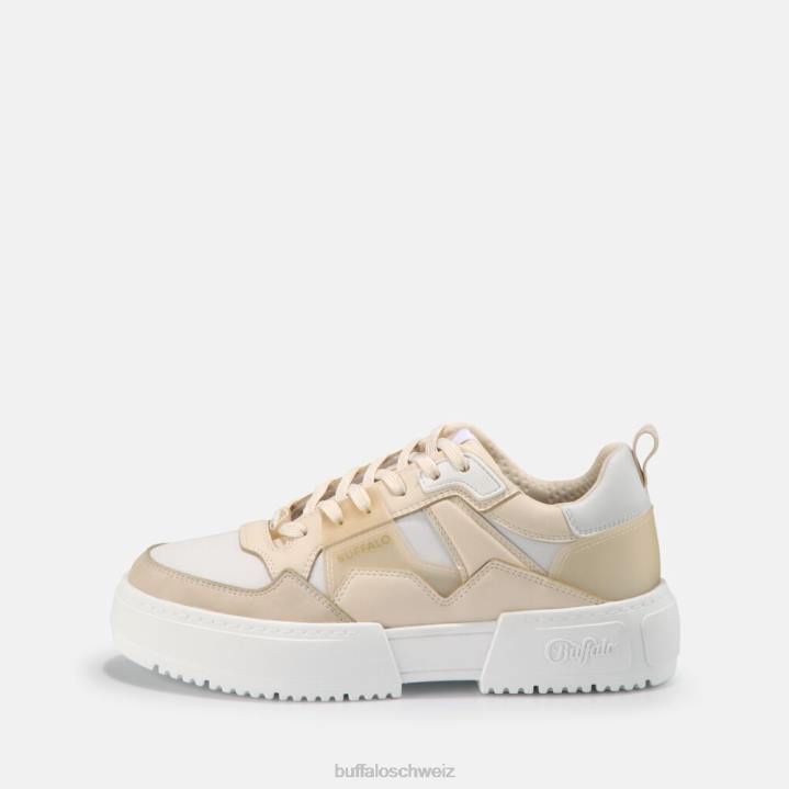 Buffalo RSE V2 Low vegane Sneaker 846Z420 weiße Creme|Turnschuhe