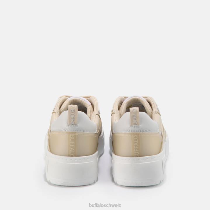 Buffalo RSE V2 Low vegane Sneaker 846Z420 weiße Creme|Turnschuhe