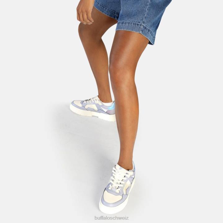 Buffalo RSE V2 Sneaker Low vegan 846Z390 hellblau/grau|Turnschuhe
