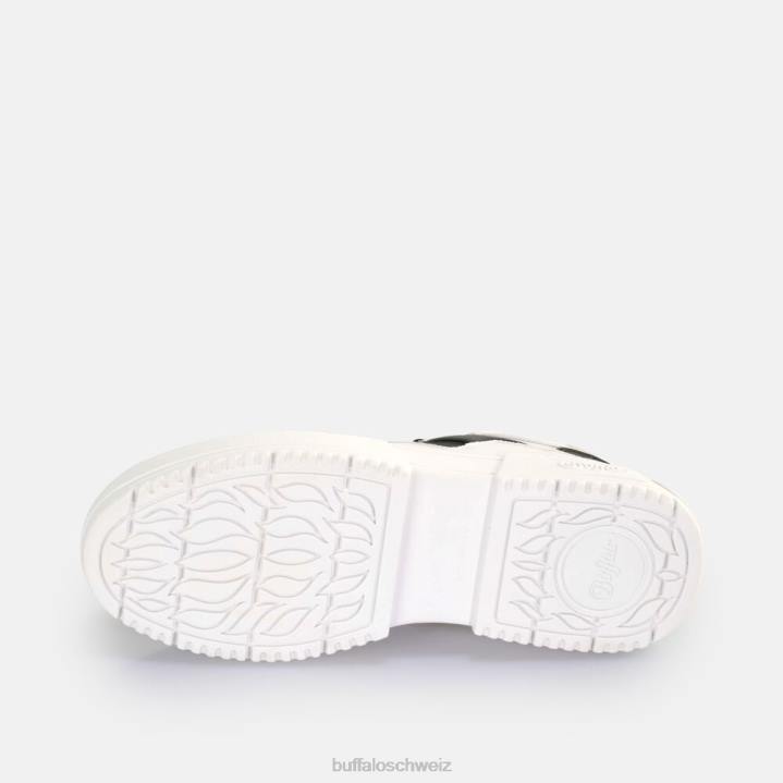 Buffalo RSE V2 Sneaker Low vegan 846Z45 Schwarz-Weiss|Turnschuhe