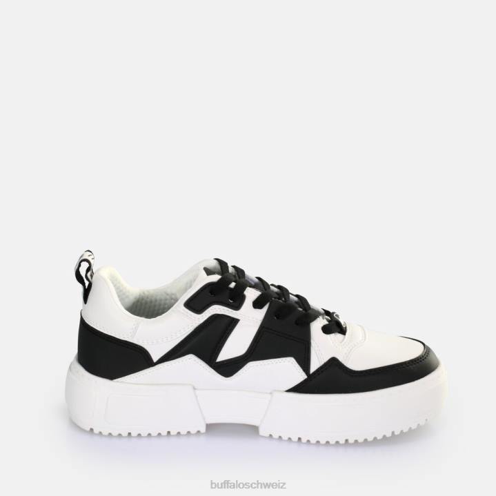 Buffalo RSE V2 Sneaker Low vegan 846Z45 Schwarz-Weiss|Turnschuhe
