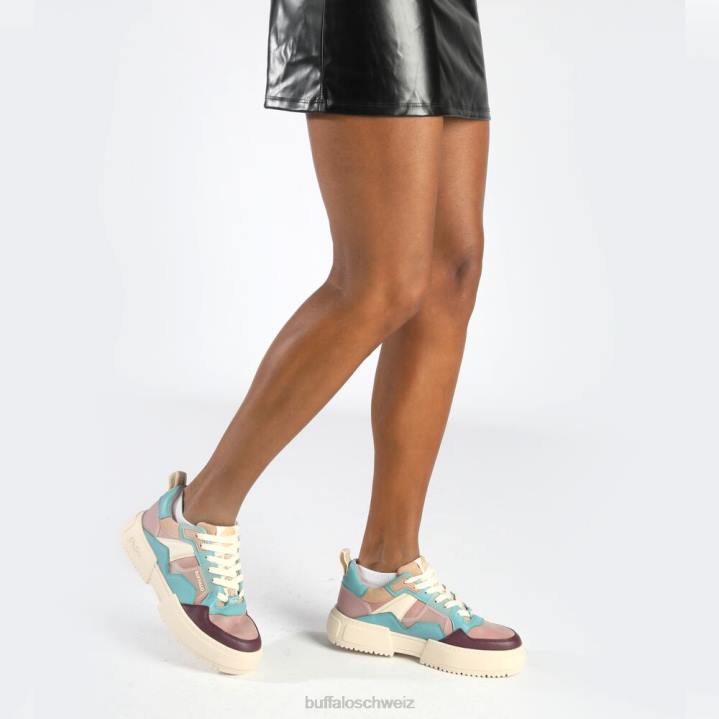 Buffalo RSE V2 Sneaker Low vegan 846Z50 Benzin/Multi|Turnschuhe