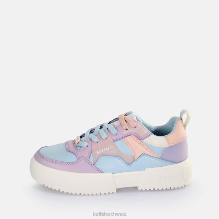 Buffalo RSE V2 Sneaker Low vegan 846Z52 lila/hellblau|Turnschuhe