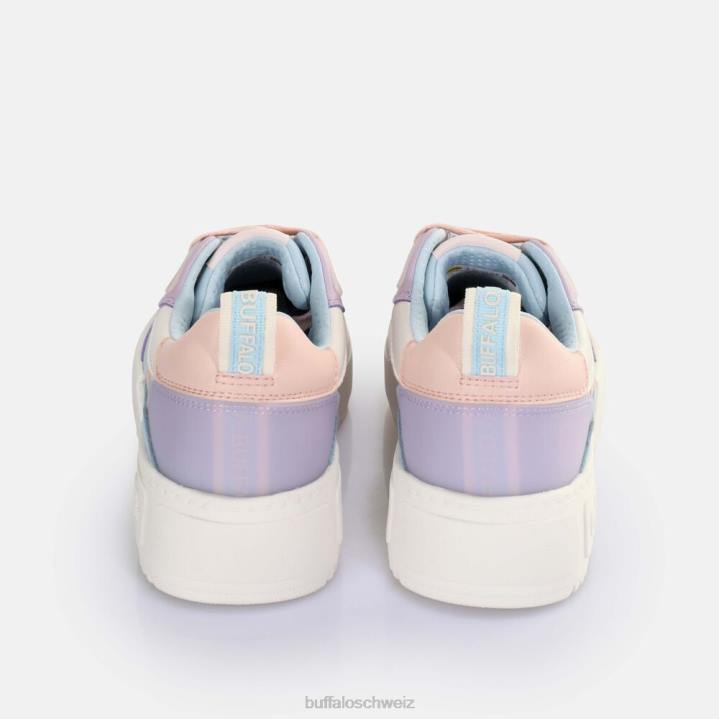 Buffalo RSE V2 Sneaker Low vegan 846Z52 lila/hellblau|Turnschuhe