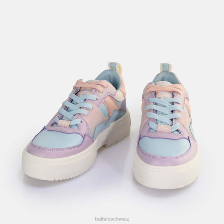 Buffalo RSE V2 Sneaker Low vegan 846Z52 lila/hellblau|Turnschuhe