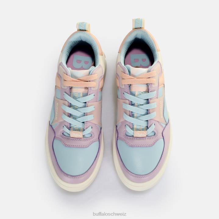 Buffalo RSE V2 Sneaker Low vegan 846Z52 lila/hellblau|Turnschuhe